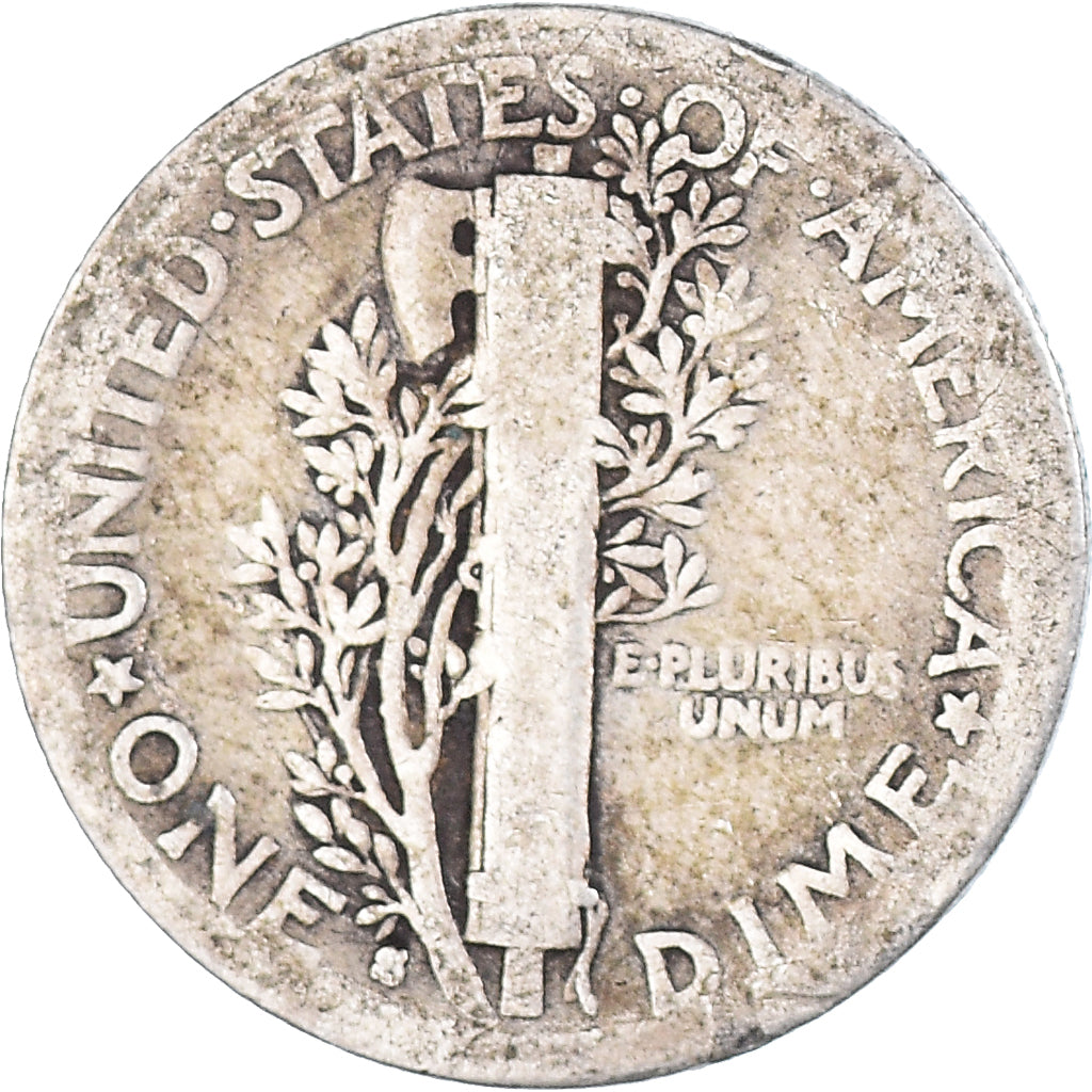 Münze, Vereinigte Staaten, Dime, 1916