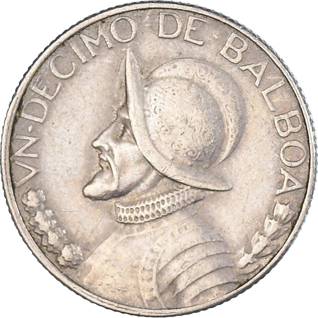 Moeda, Panamá, 1/10 Balboa, 1973