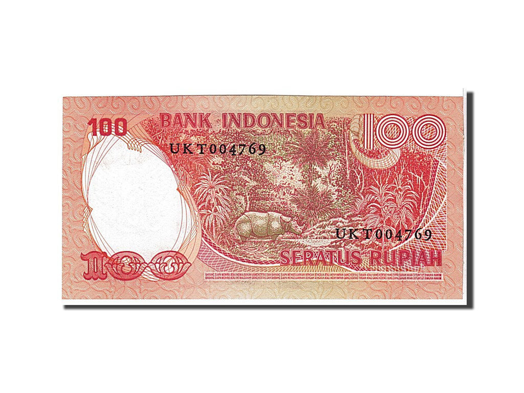 Billete, 100 Rupiah, 1977, Indonesia, KM:116, UNC