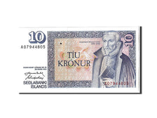 Billete, 10 Kronur, 1961, Islandia, KM:48a, UNC