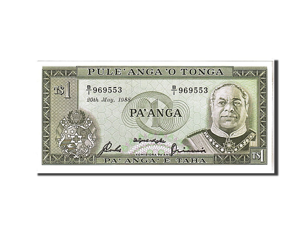 Billete, 1 Pa'anga, 1988, Tonga, KM:19c, UNC