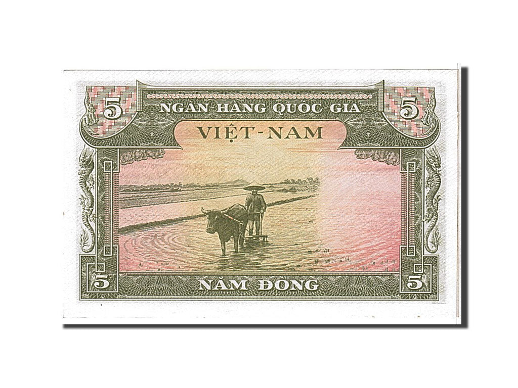 Banknote, South Viet Nam, 5 D<ox>ng, 1955, KM:2a, UNC(63)