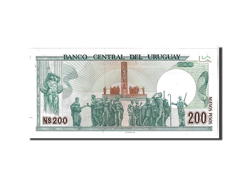 Uruguay, 200 Nuevos Pesos, 1986, KM #66a, UNC(65-70), A15994667