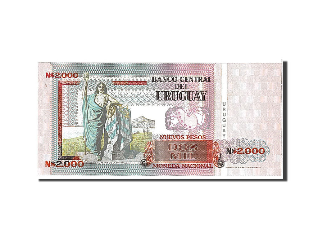 Billete, 2000 Nuevos Pesos, 1989, Uruguay, KM:68a, UNC