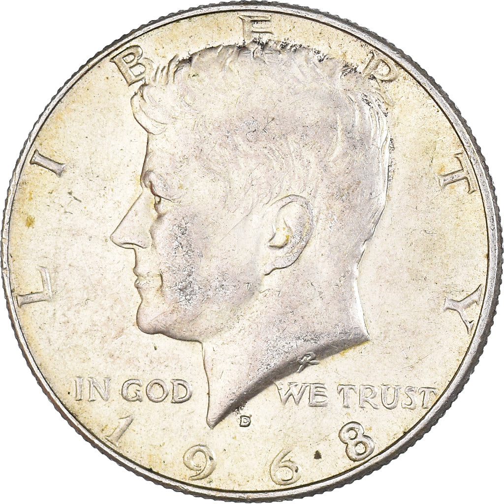 Munten, Verenigde Staten, Half Dollar, 1968