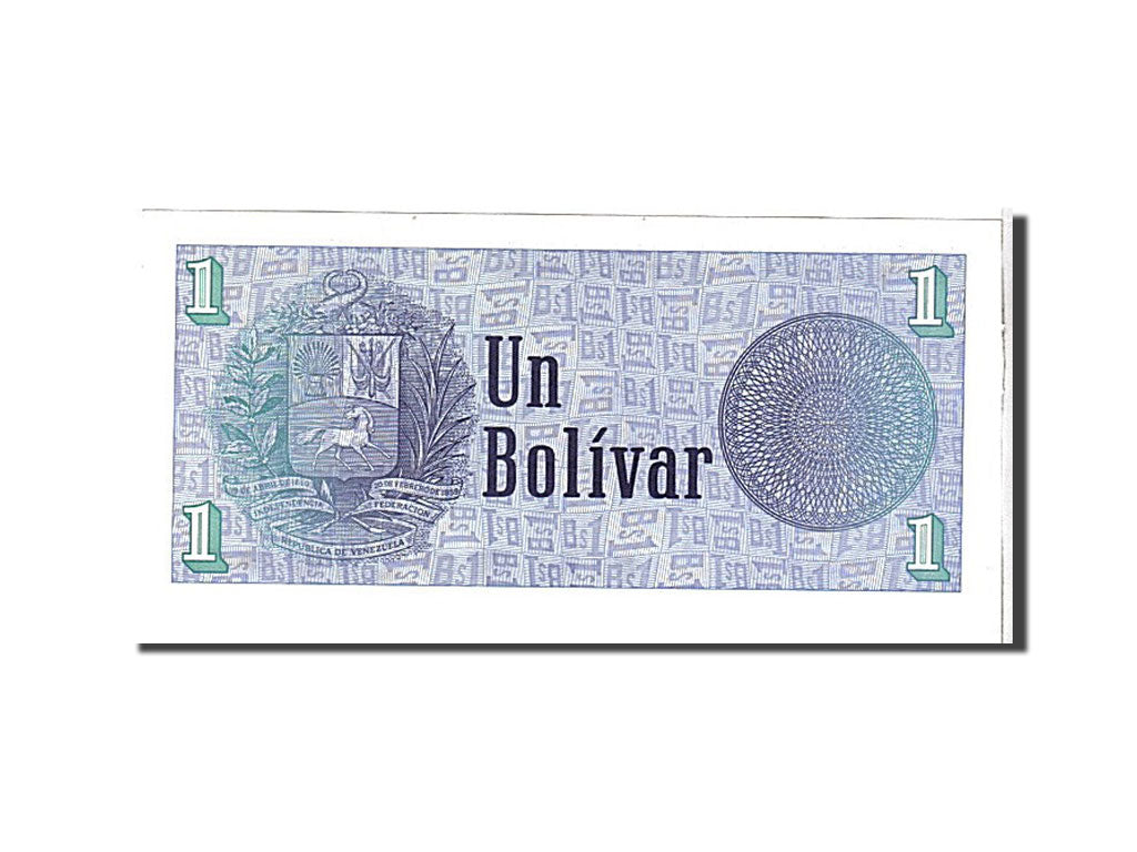 Banknote, Venezuela, 1 Bolivar, 1989, KM:68, UNC(65-70)
