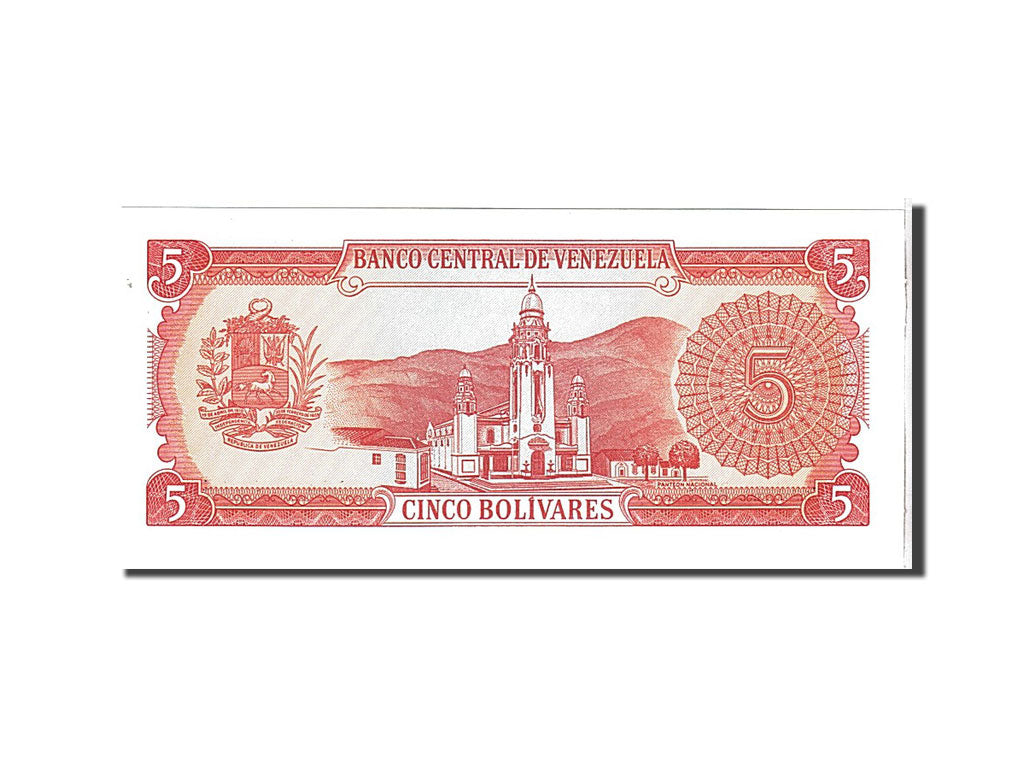 Venezuela, 5 Bolívares, 1989, KM #70b, UNC(65-70), G21849207