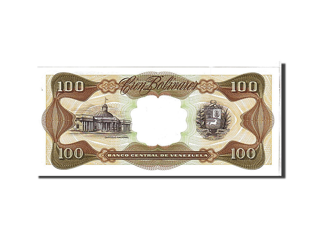 Billete, 100 Bolivares, 1992, Venezuela, KM:66e, UNC