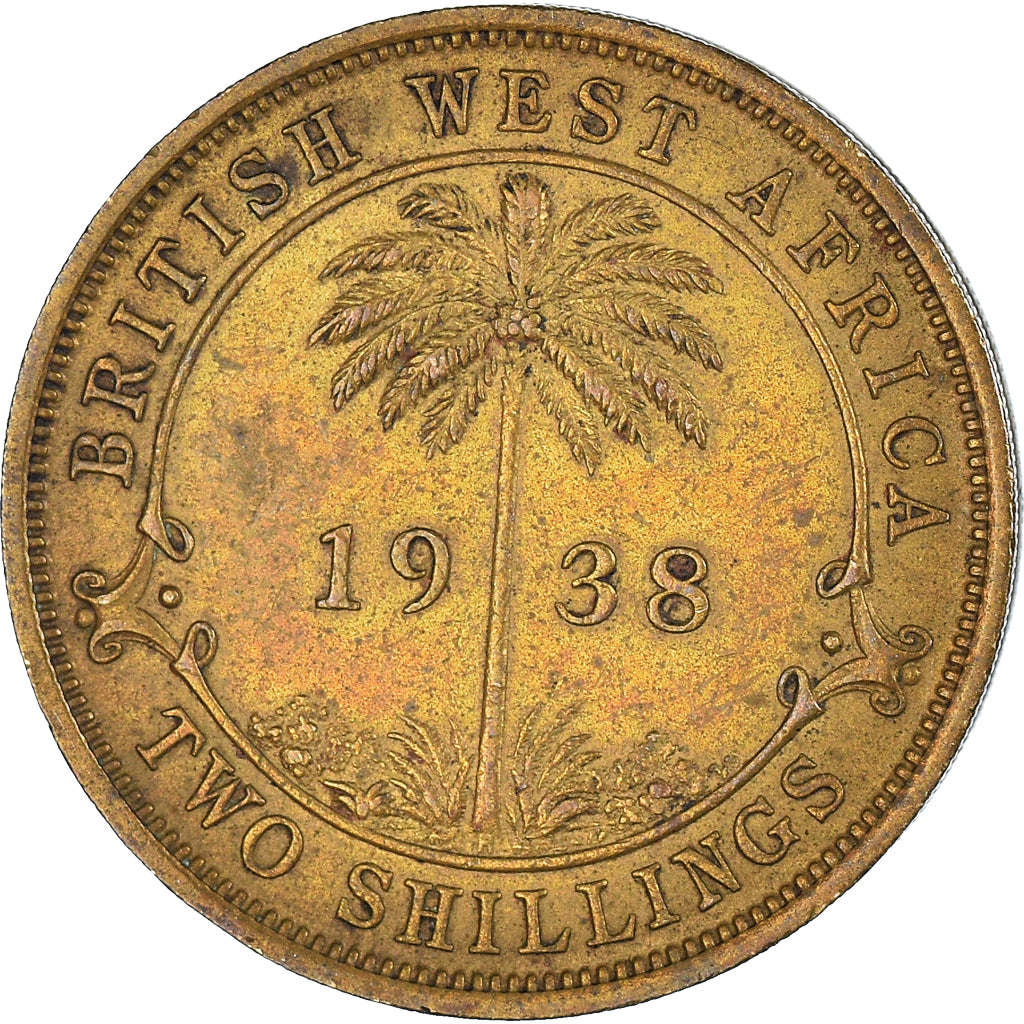 Munten, BRITS WEST AFRIKA, 2 Shillings, 1938