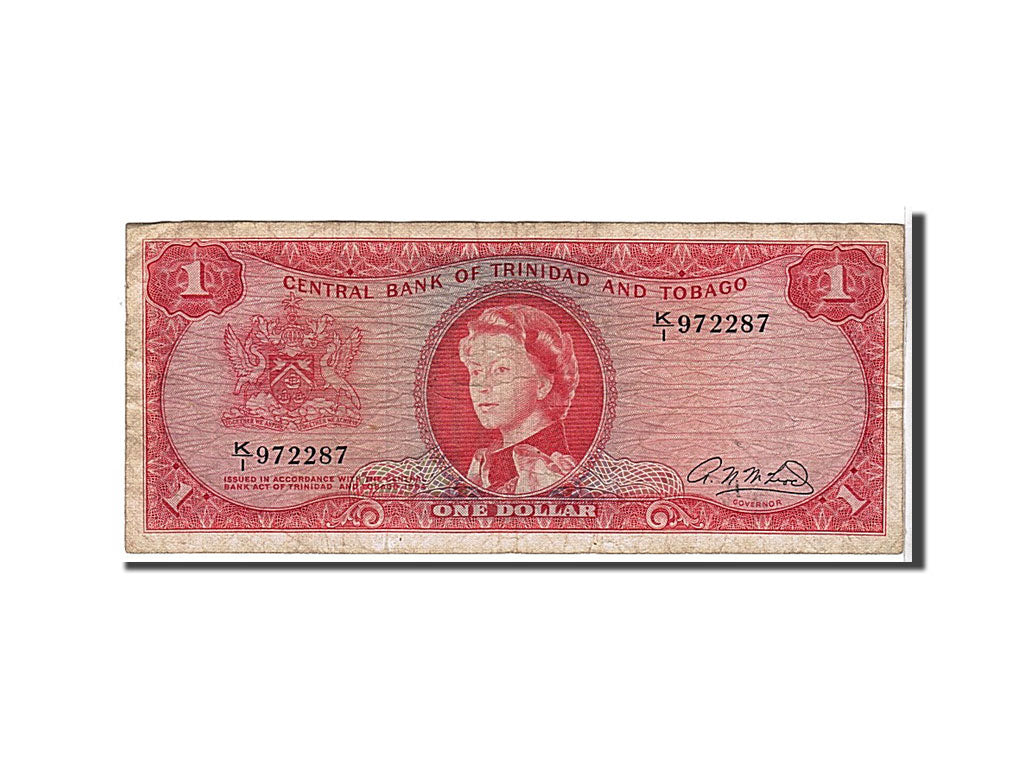 Trinidad and Tobago, 1 Dollar, 1964, KM #26b, VF(30-35), K1972287