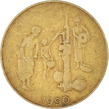 Coin, West African States, 10 Francs, 1990