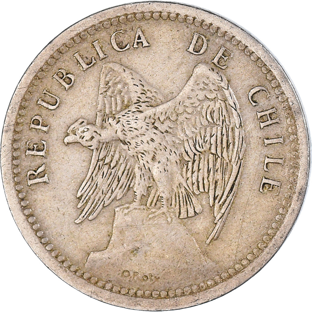 Münze, Chile, 20 Centavos, 1933