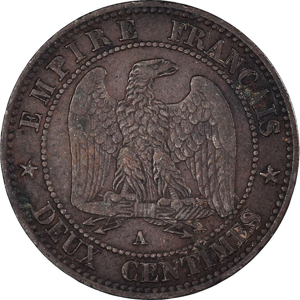 Münze, Frankreich, 2 Centimes, 1853