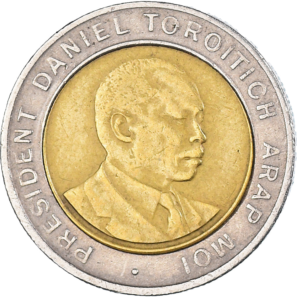 Moeda, Quénia, 5 Shillings, 1997