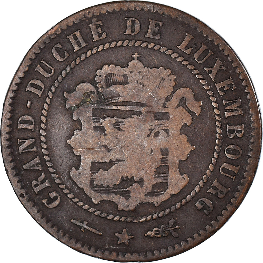 Coin, Luxembourg, 5 Centimes, 1854