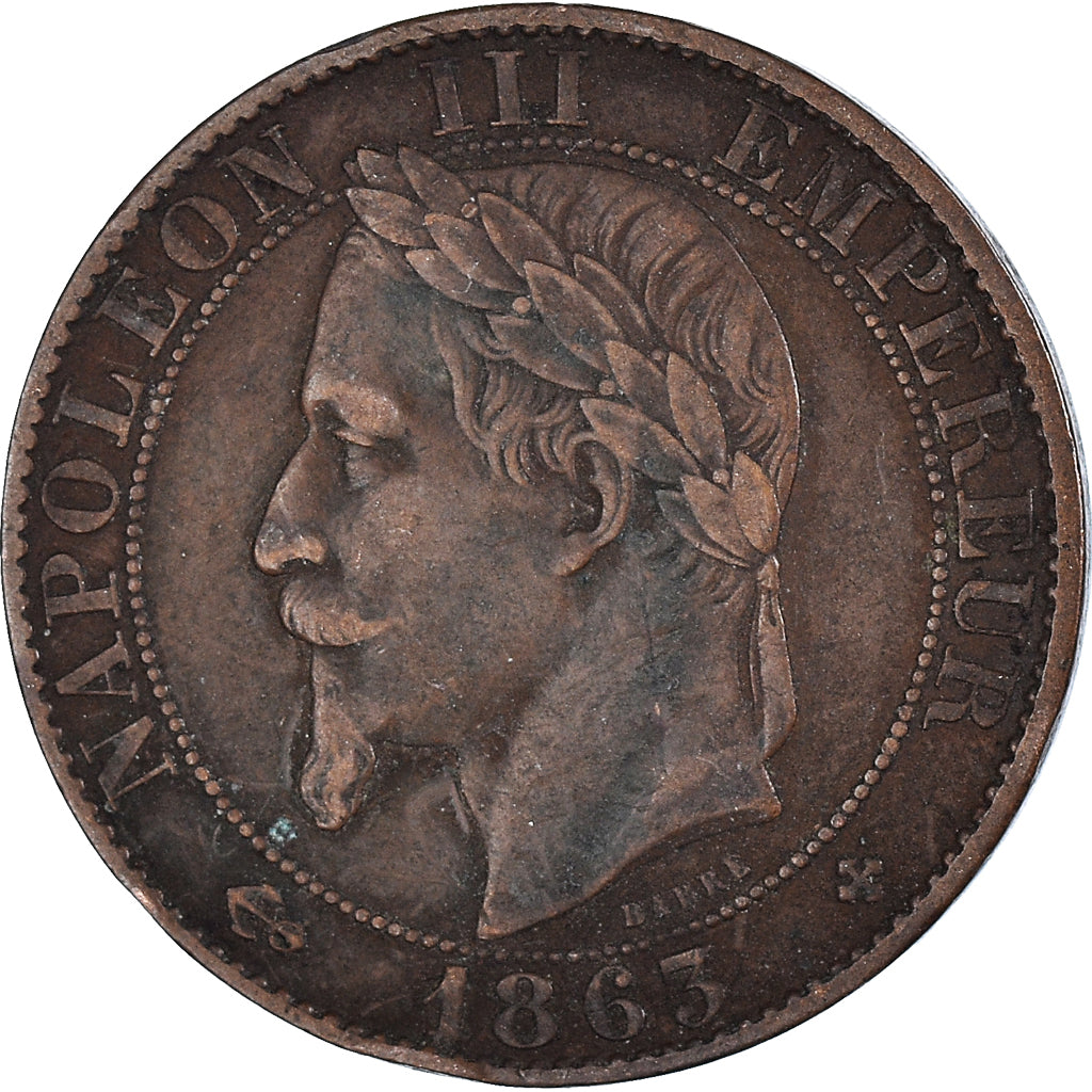 Moneta, Francia, 5 Centimes, 1863