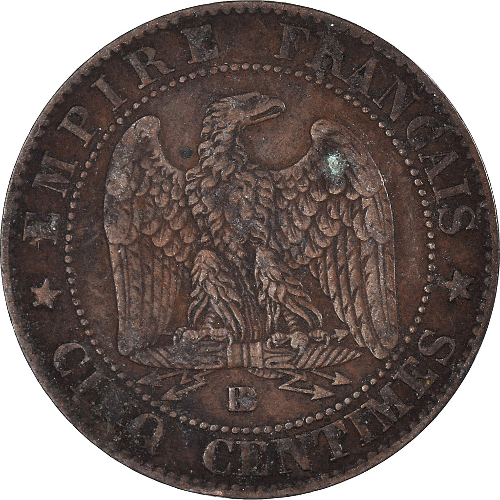 Moneta, Francia, 5 Centimes, 1863