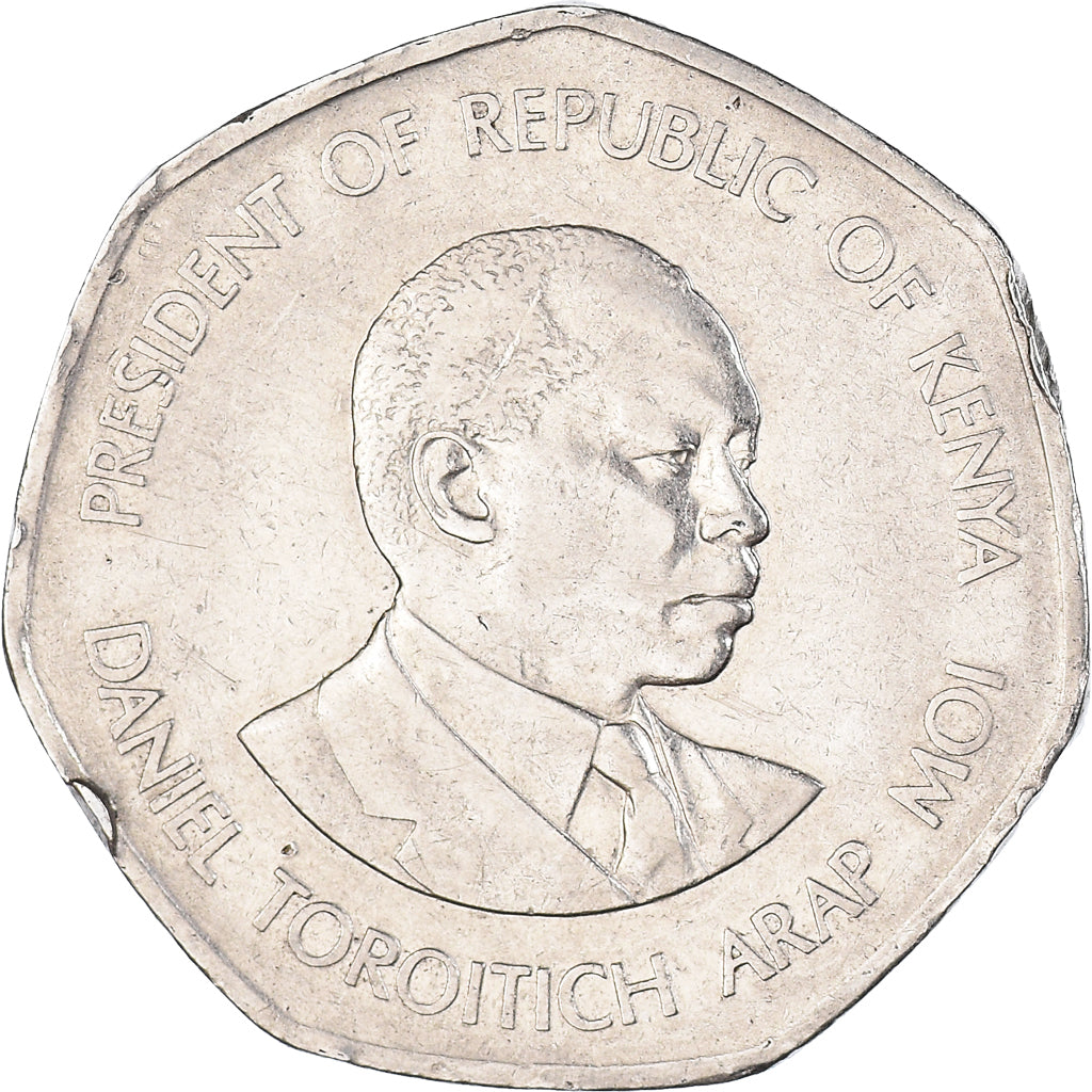 Moeda, Quénia, 5 Shillings, 1994