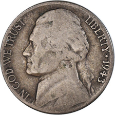 Coin, United States, 5 Cents, 1943