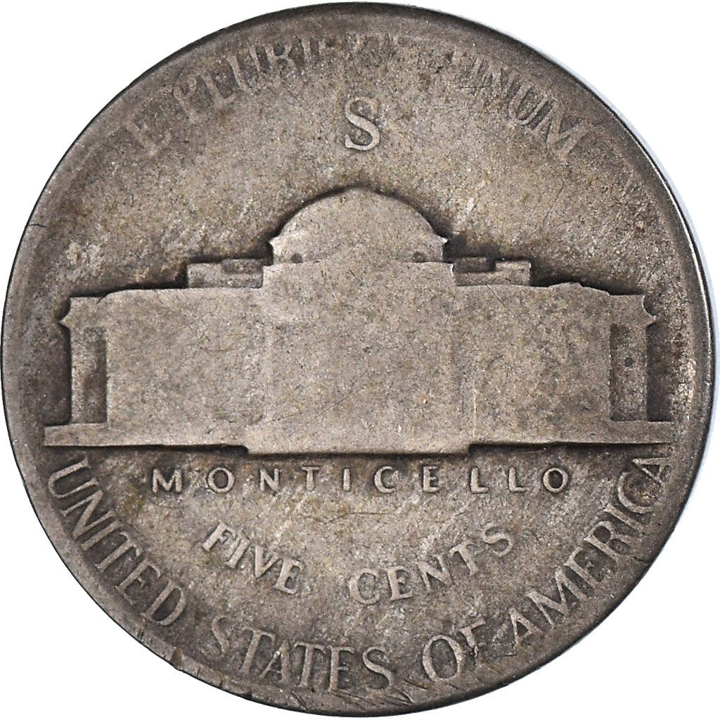 Coin, United States, 5 Cents, 1943