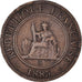 Monnaie, Indochine française, Cent, 1885