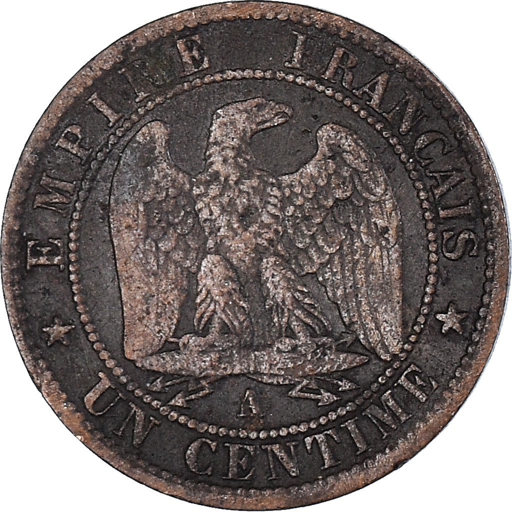 Moeda, França, Centime, 1854