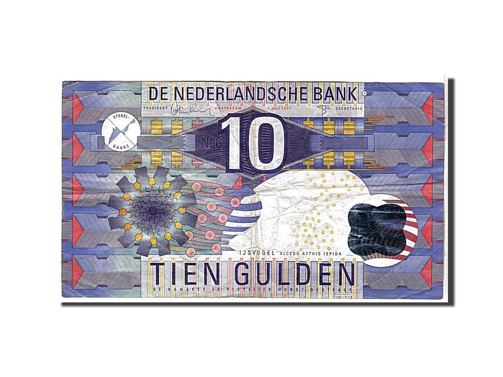Netherlands, 10 Gulden, 1997, KM #99, EF(40-45), 1033938916