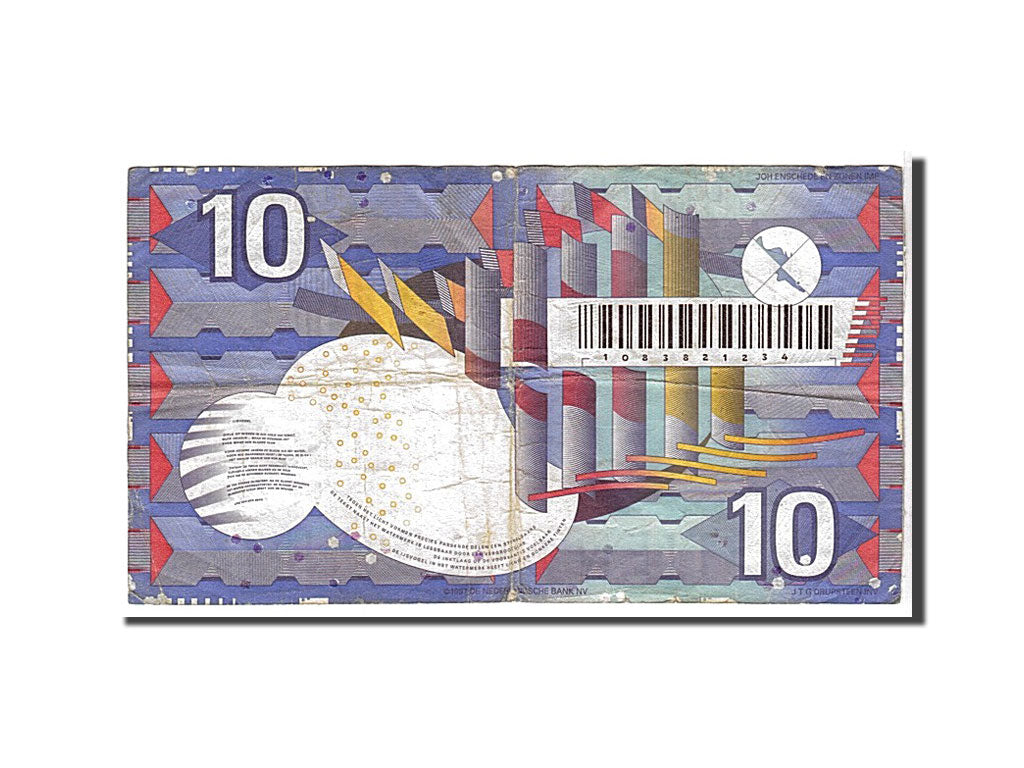 Netherlands, 10 Gulden, 1997, KM #99, VF(30-35), 1083821234