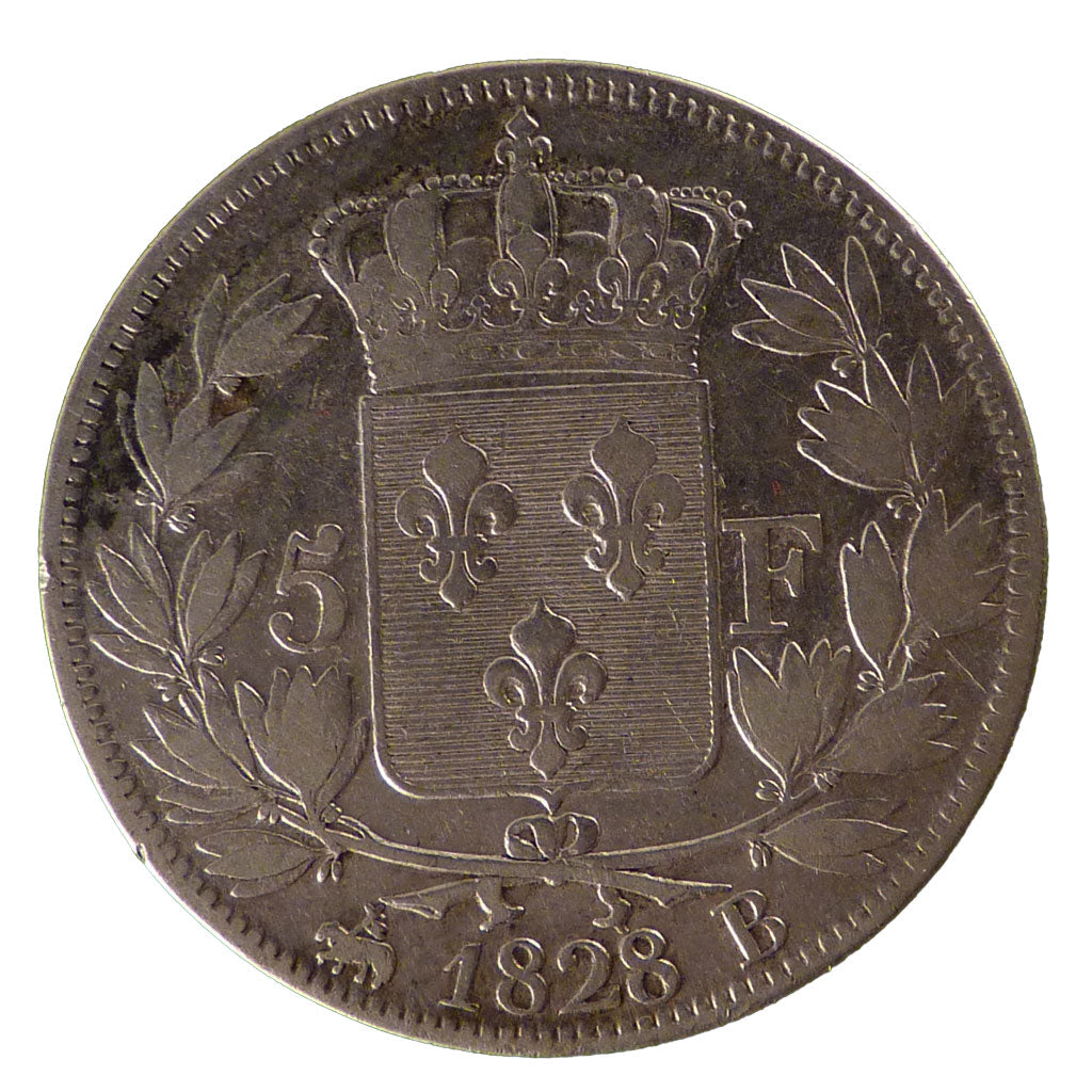 Charles X, 5 Francs Deuxième Type