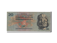 Billete, 20 Korun, 1970, Checoslovaquia, MBC