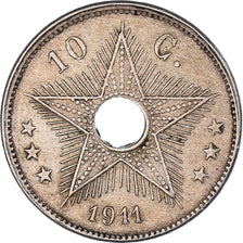 Moeda, Congo Belga, 10 Centimes, 1911