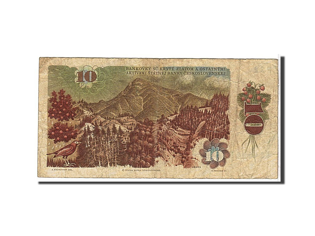 Czechoslovakia, 10 Korun, 1986, KM #94, UNC(65-70), P32434024