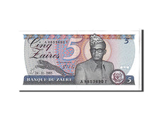 Zaïre, 5 Zaïres, 1985, KM #26A, UNC(65-70), A8853690F