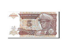 Zaïre, 5 Nouveaux Zaïres, 1993, KM #53a, UNC(65-70), D9059689D