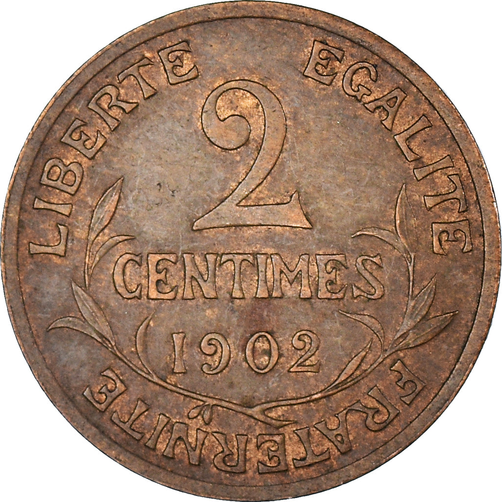 Coin, France, 2 Centimes, 1902