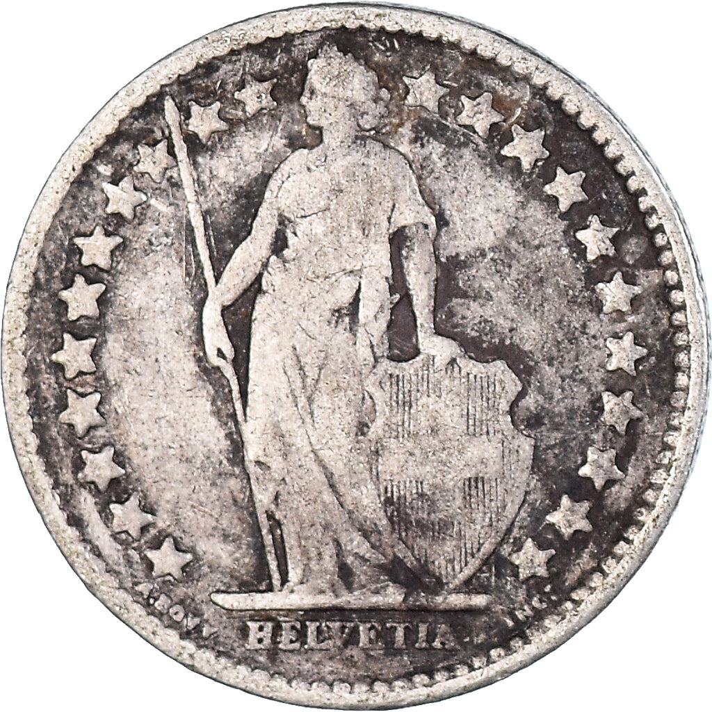 Monnaie, Suisse, 1/2 Franc, 1907