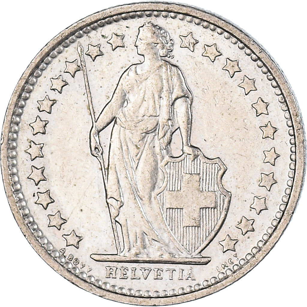Moneta, Svizzera, 1/2 Franc, 1972