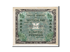 Billet, Allemagne, 1/2 Mark, 1944, KM:191a, SUP