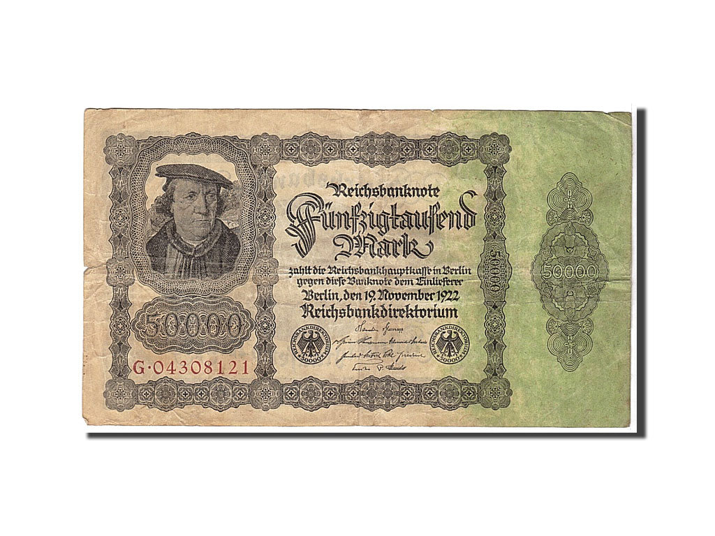 Germany, 50,000 Mark, KM #79, VF(20-25), G04308121