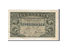 Indonesia, 10 Sen, 1947, KM #31, AU(50-53)