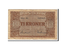Denmark, 10 Kroner, 1944, KM #36a, VF(30-35), BL245315