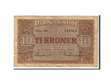 Denmark, 10 Kroner, 1944, KM #36a, VF(30-35), BL245315