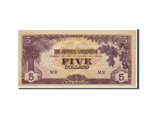 Malaya, 5 Dollars, 1942, KM #M6c, AU(50-53), MR