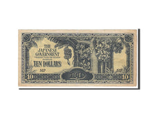 Geldschein, MALAYA, 10 Dollars, 1942, VZ