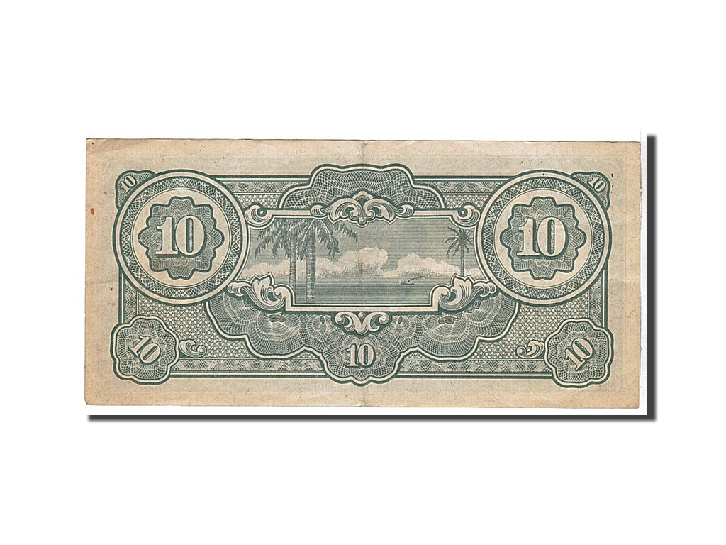 Billete, 10 Dollars, 1942, MALAYA, EBC