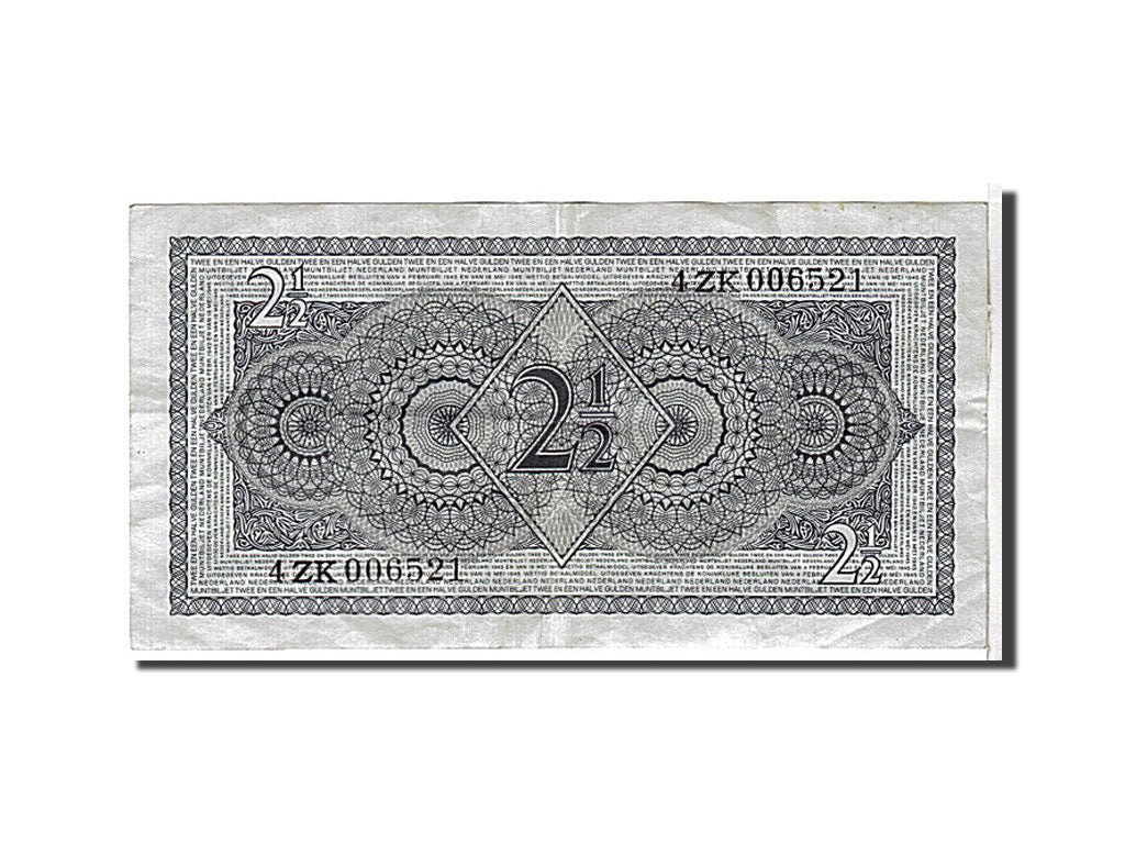 Billete, 2 1/2 Gulden, 1949, Países Bajos, MBC