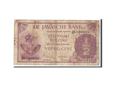 Netherlands Indies, 1/2 Gulden, 1948, KM #97, VF(20-25), AA87199825