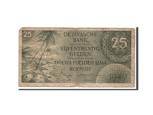 Netherlands Indies, 25 Gulden, 1946, KM #91, VG(8-10), POS053036