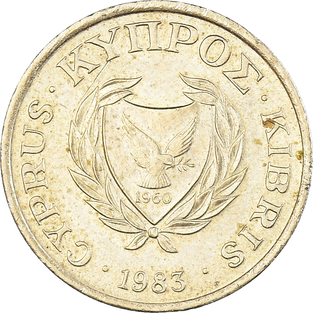 Moeda, Chipre, Cent, 1983