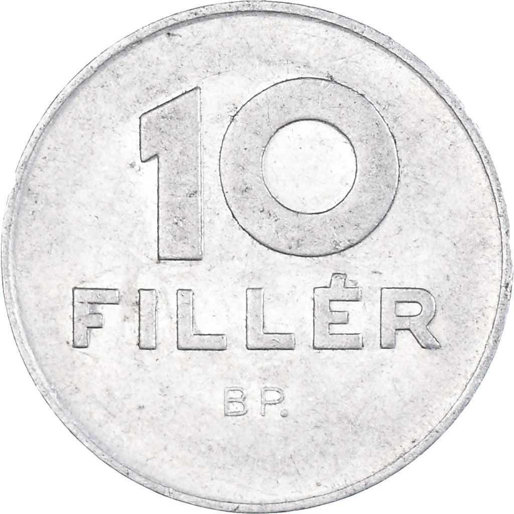 Moeda, Hungria, 10 Filler, 1976